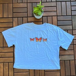 ✨LIKE NEW✨Gap Teen Butterfly T-Shirt - Gap Teen Size XXL (Womens Small)